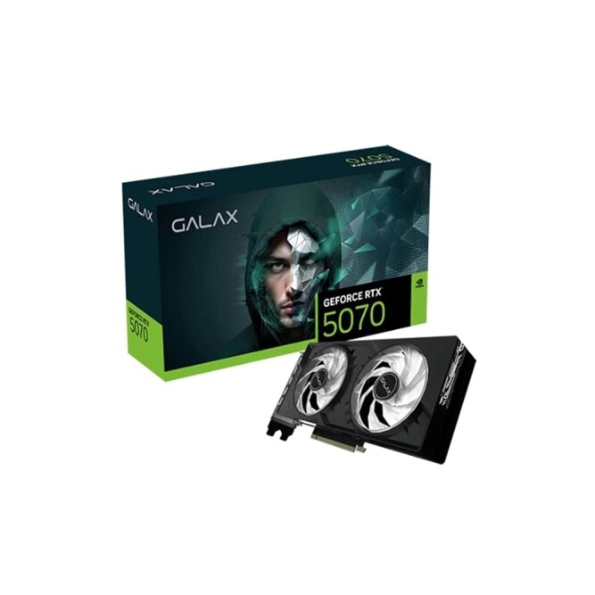 Imagem Placa de Video GALAX GeForce RTX 5070 2X 1-CLICK OC 12GB GDDR7 192BITS - 57NON7MDBROC