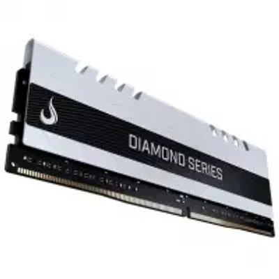 Imagem Memória RAM Rise Mode Diamond 16GB 3200MHz DDR4 CL15 White - RM-D4-16G-3200D