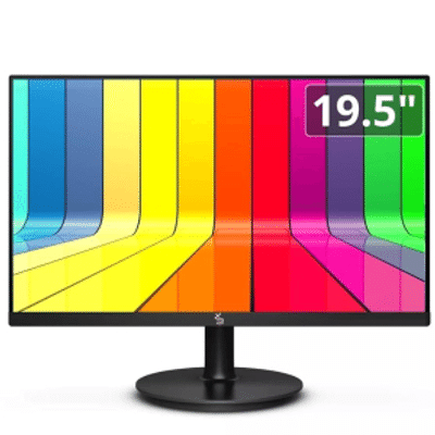 Imagem Monitor 19.5" LED Widescreen 75Hz 2ms HD HDMI VGA VESA Ajuste de inclinação - 3green M195WHD