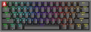Imagem Teclado Mecânico Gamer AGON AGK600 Cherry MX Red Switch Hot-Swappable US RGB 360° com design 60% ultracompacto