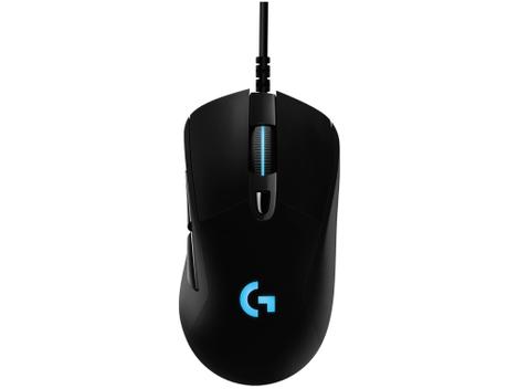 Imagem Mouse Gamer RGB Logitech Laser 16.000 DPI com 6 Botões