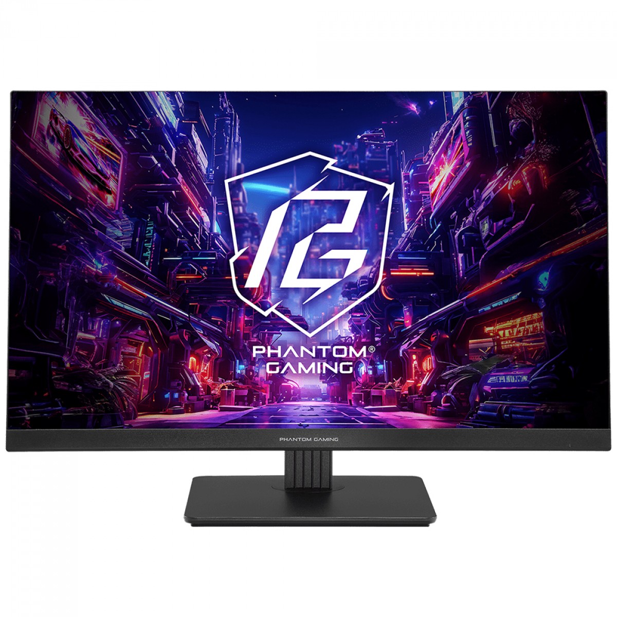 Imagem Monitor Gamer ASRock Phantom Gaming PG27FFT1B, 27 Pol, FHD, 1ms, 180hz, 123% sRGB, IPS, FreeSync, HDMI/DP