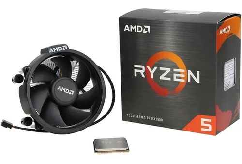 Imagem Processador AMD Ryzen 5 5500 3.6GHz (Turbo 4.2GHz) 16MB Cache AM4 – Sem Vídeo