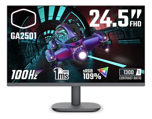 Imagem Monitor Gamer Cooler Master 24.5" IPS Full HD 100Hz 1ms GA2501 