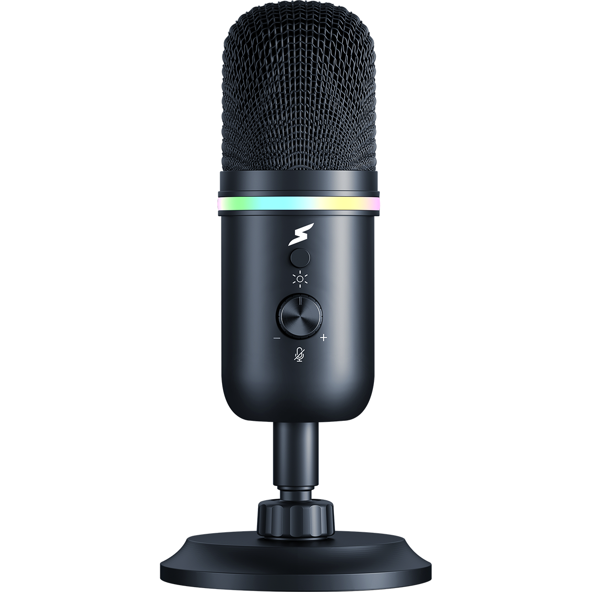 Imagem Microfone Gamer SuperFrame Voice, RGB, USB, Black, MSF-VOICE-RGB