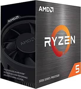 Imagem Processador AMD Ryzen 5 5600 3.5GHz (Turbo 4.4GHz) 32MB Cache AM4 100-100000927BOX