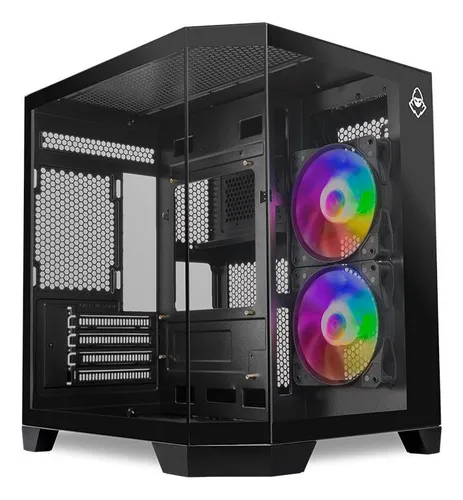 Imagem Gabinete Gamer Mancer CV700B Mini Tower Lateral de Vidro, com 2 Fans