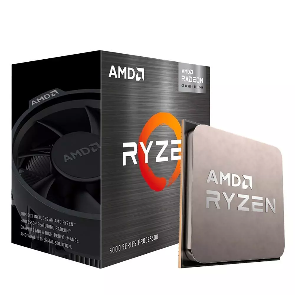 Imagem Processador AMD Ryzen 7 5700G, 3.8GHz, Até 4.6GHz, 20Mb, Vídeo Integrado, AM4, 100-100000263CBX