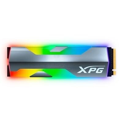 Imagem SSD XPG Spectrix S20G 500GB M.2 2280 PCIe Gen3x4 Leitura: 2500 MB/s Gravação: 1800 MB/s 3D NAND Rainbow - ASPECTRIXS20