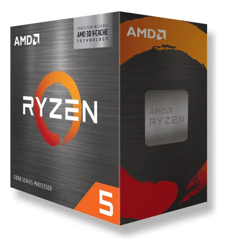 Imagem Processador AMD Ryzen 5 5500X3D AM4 - 6 Núcleos, 12 Threads, 3.0GHz (4.0GHz Turbo), 99MB Cache