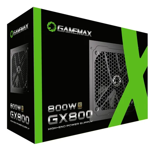 Imagem Fonte de Alimentação Gamemax GX800 800W 80 Plus Gold 