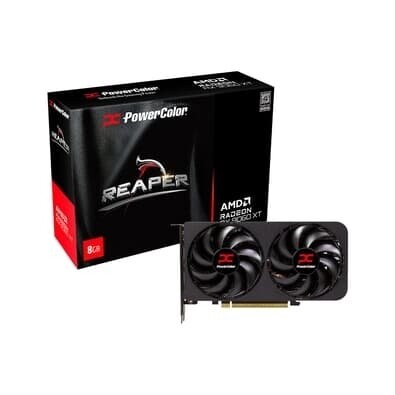 Imagem Placa de Vídeo PowerColor RX 9060 XT Reaper AMD Radeon 8GB GDDR6 128bits OpenGL 4.6 RDNA 4 - RX9060XT 8G-A
