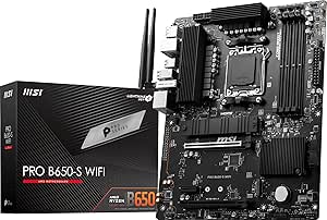 Imagem Placa-mãe MSI PRO B650-S WiFi ProSeries AM5, DDR5, PCIe 4.0, M.2 Wi-Fi 6E, 2.5Gbps LAN, ATX