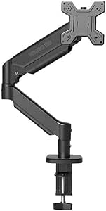 Imagem Suporte Articulado Zinnia Nimbo 110 com Pistão a Gás para Monitores 13" a 32" - Preto