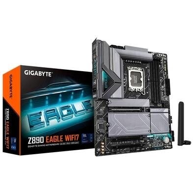 Imagem Placa-Mãe Gigabyte Z890 EAGLE WIFI7 Intel ATX DDR5 RGB Wi-Fi 7 Bluetooth - Z890 EAGLE WIFI7