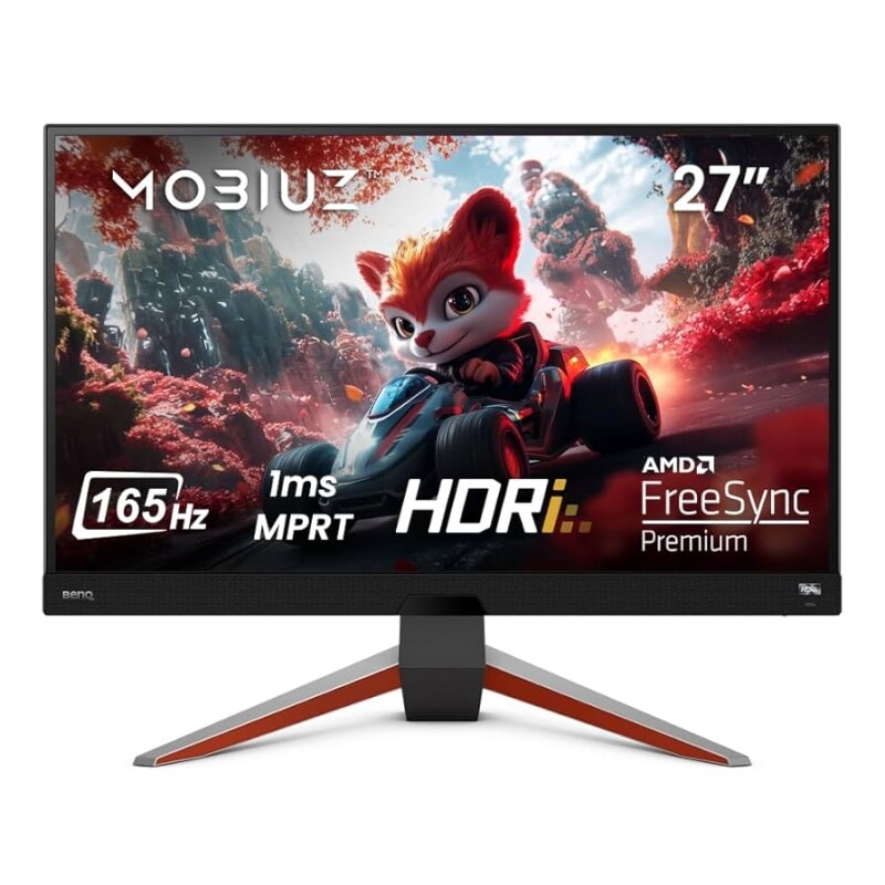 Imagem Monitor Gamer BenQ MOBIUZ EX2710Q com 27" Painel IPS 165Hz FreeSync Premium HDRi Color Vibrance Black eQualizer Light Tu