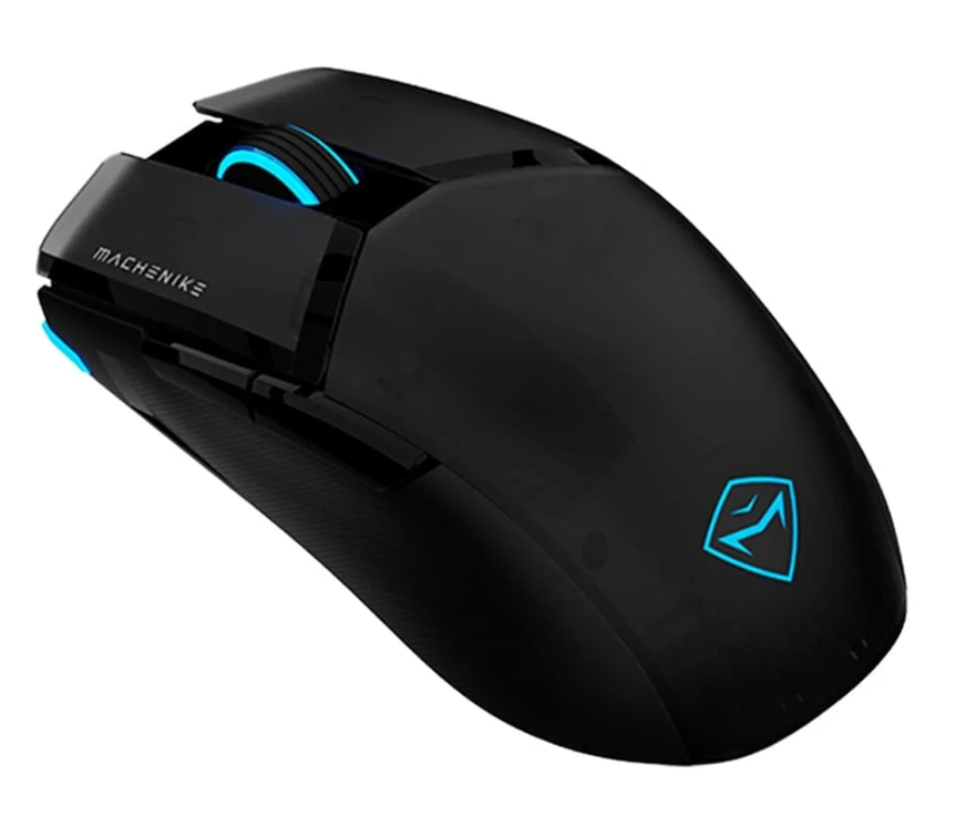 Imagem Mouse Gamer Sem Fio Machenike M7 Pro, RGB, 26000 DPI, 6 Botões, Wireless, Preto - M720PBR