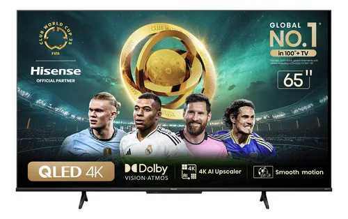 Imagem Smart TV Hisense 65" QLED 4K UHD 60Hz 65Q6N