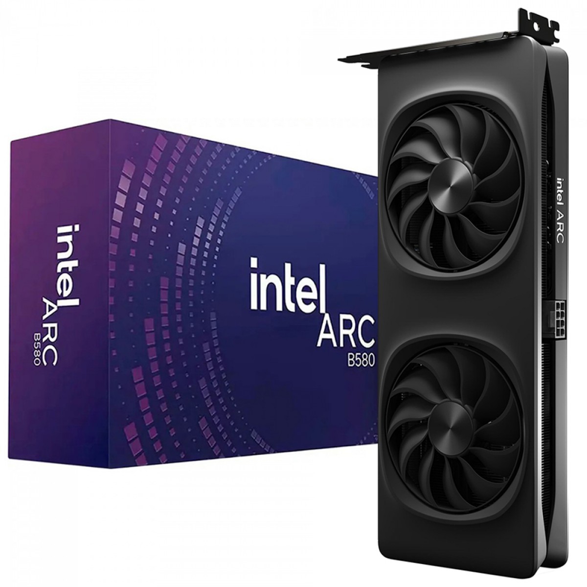 Imagem Placa De Vídeo Intel Arc B580 Limited Edition, 12GB, GDDR6, Xe2, Ray Tracing,