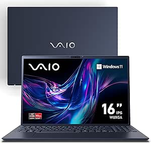 Imagem Notebook VAIO FE16 AMD Ryzen 5-5625U Windows 11 Home 32GB RAM 512GB SSD Wi-Fi 6 Tela 16'' IPS WUXGA Antirreflexo - Cinza Grafite - VJFE69F11X-B1011H - Permite upgrade de memória RAM e SSD