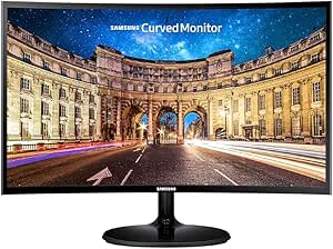 Imagem Monitor Samsung 27" LED Curvo Full HD HDMI Super Slim - LC27F390FHLMZD