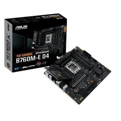 Imagem Placa-Mãe Asus TUF Gaming B760M-E D4 DDR4 LGA 1700 Intel 12ª, 13ª e 14ª Geração