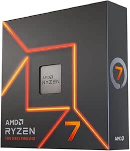 Imagem Processador AMD Ryzen 7 7700X 5.4GHz 8 Núcleos 16 Threads 40MB Cache AM5 com Vídeo (Sem Cooler)