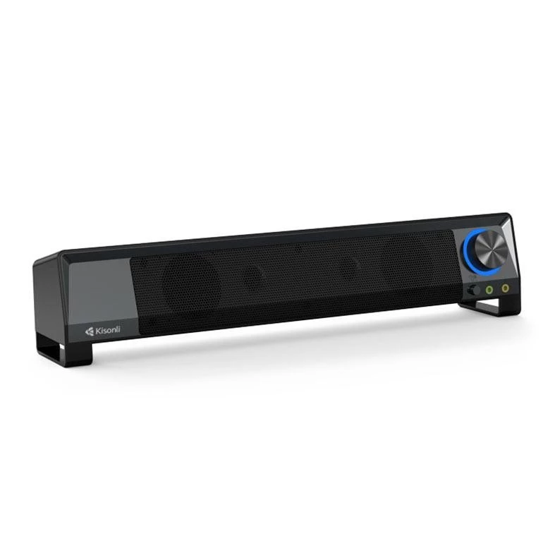 Imagem Caixa de Som Kisonli Vibestrike X2, 6W, USB, Preto, VBS-X2-BL12