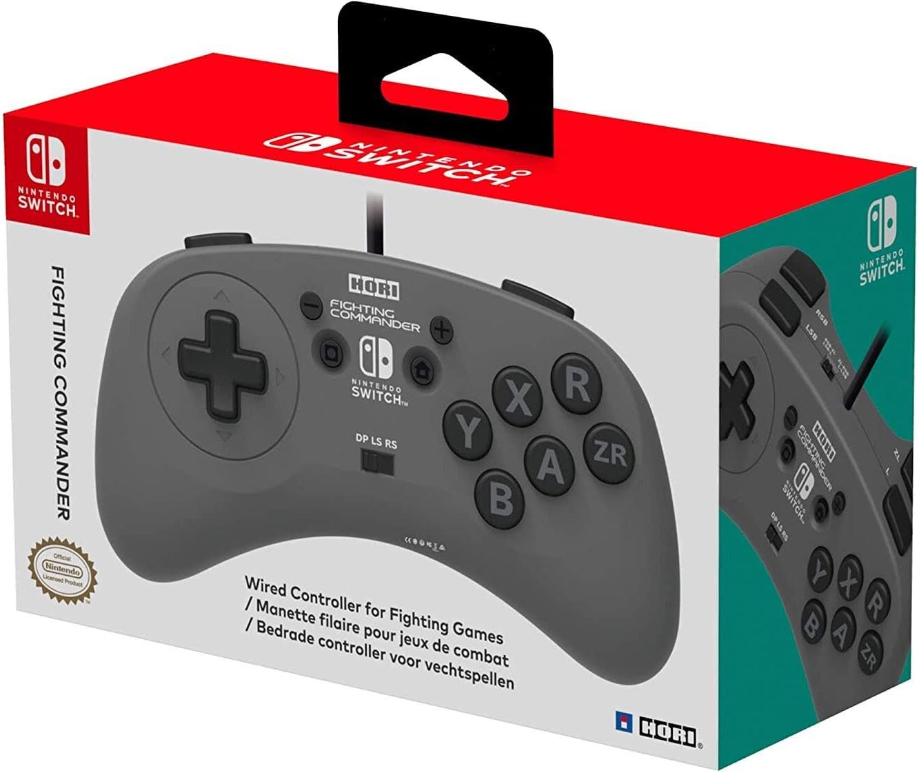 Imagem Fighting Commander Hori para Nintendo Switch – Licenciado