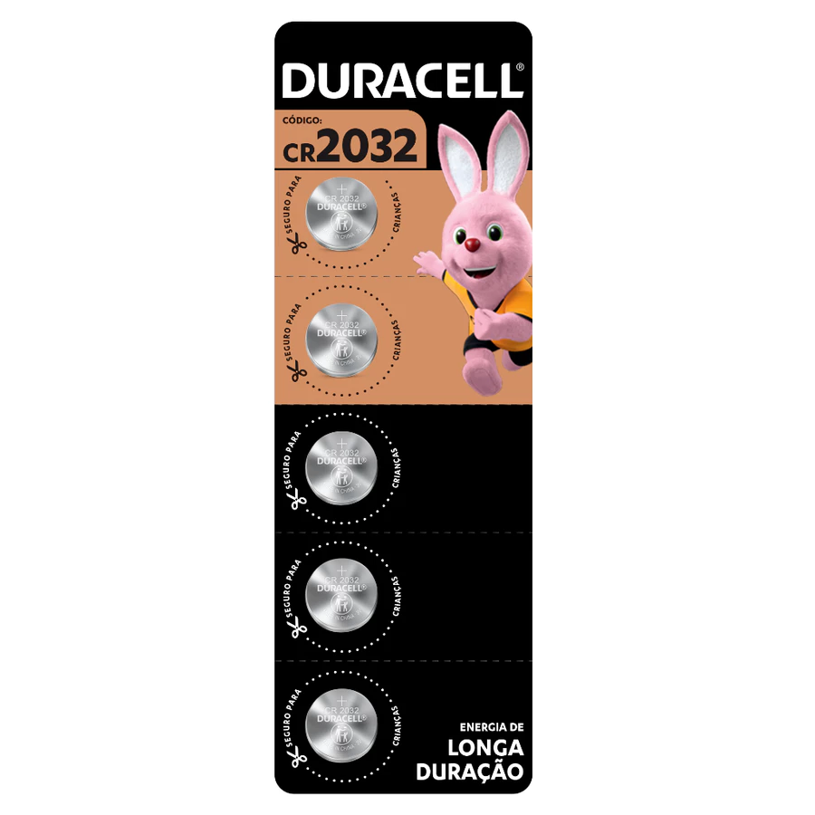 Imagem Bateria de Lítio 2032 Duracell - Cartela com 5 un