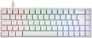 Imagem Teclado Mecânico Akko 3068S Switch Orange – Branco