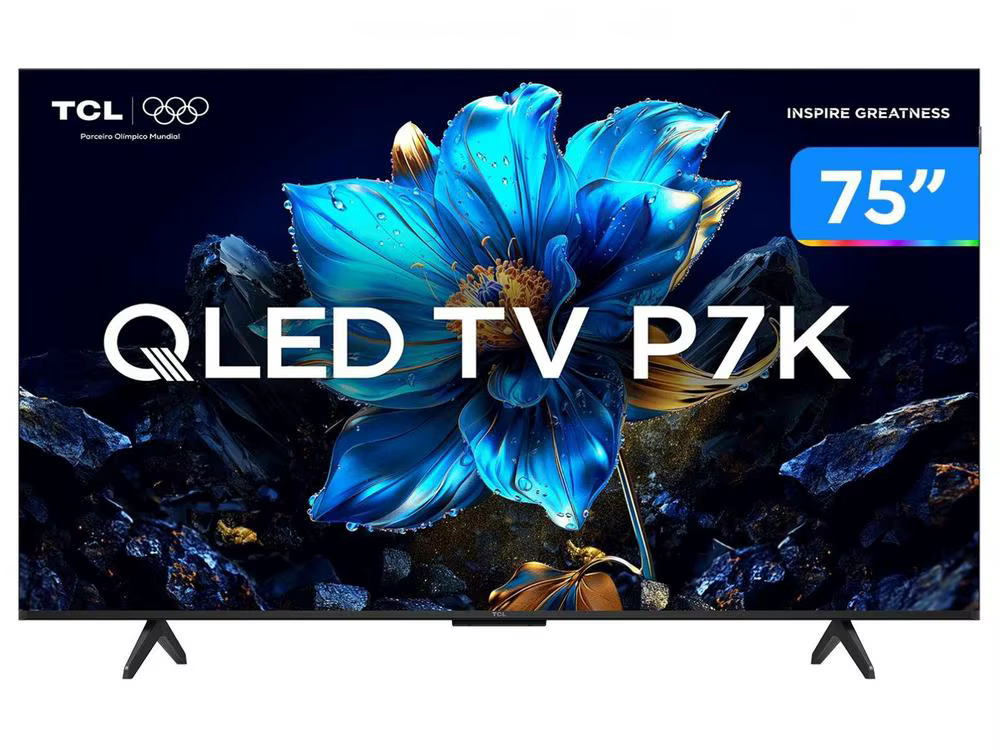 Imagem Smart TV 75" TCL 4K UHD QLED 75P7K
