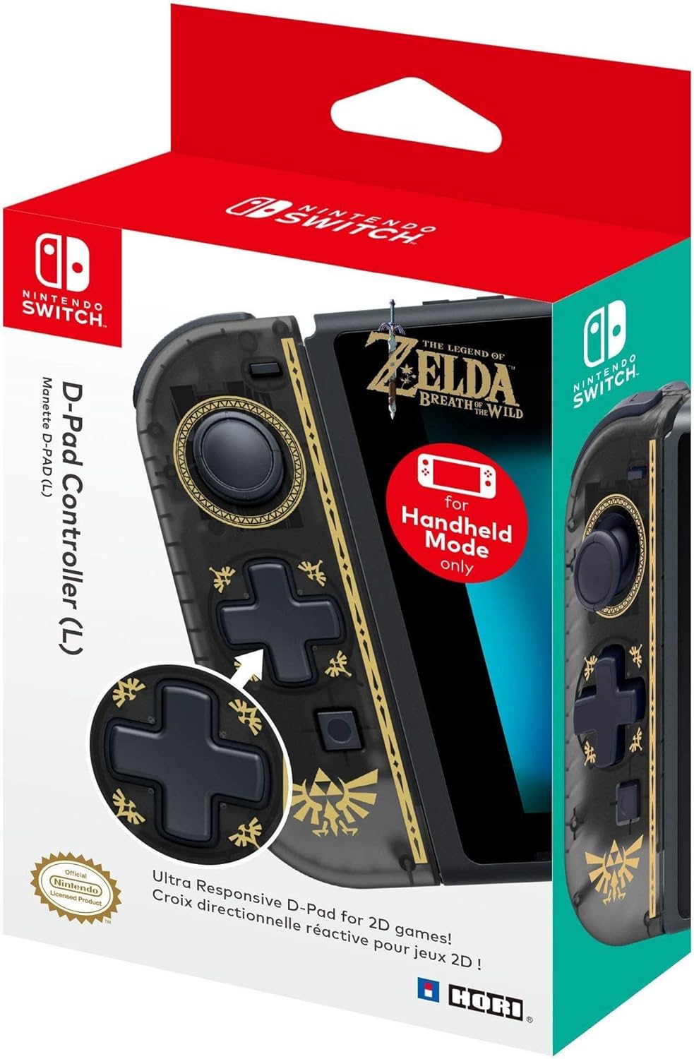 Imagem Controle HORI D-Pad (L) Zelda - Nintendo Switch