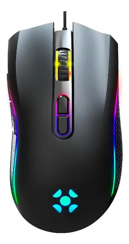 Imagem Mouse Gamer Fortrek Black Hawk RGB 7200 DPI USB - Preto
