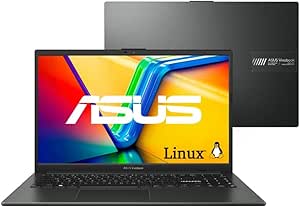 Imagem Notebook ASUS VivoBook Go 15" AMD Ryzen 3 7320U 128GB SSD 4GB RAM - Preto