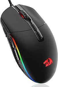 Imagem Mouse Gamer Redragon Invader Chroma RGB M719-RGB - Preto