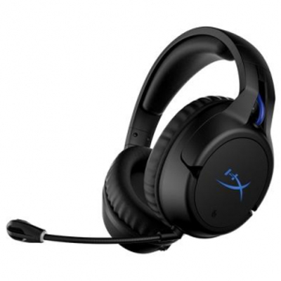 Imagem Headset Sem Fio Gamer HyperX Cloud Flight Drivers 50mm LED PS5 e PS4 - HHSF1-GA-BK/G