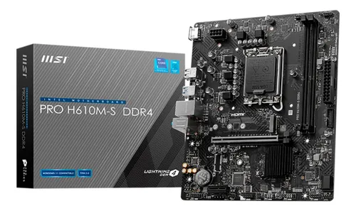 Imagem Placa-Mãe MSI PRO H610M-S DDR4 LGA 1700