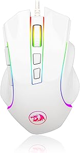 Imagem Mouse Gamer Redragon Griffin M607W RGB – Branco