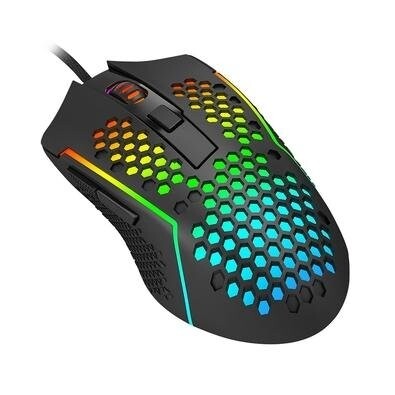Imagem Mouse Gamer Redragon Reaping Chroma Mk2 RGB 12400DPI Optical Switch 6 Botões Preto - M987-K