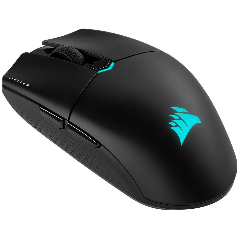 Imagem Mouse Gamer Corsair Katar Elite Wireless RGB 26000 DPI 6 Botões - Preto 