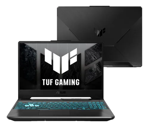 Imagem Notebook Gamer ASUS TUF Gaming A15 Ryzen 7 RTX 2050 8GB RAM 512GB SSD 15.6" IPS 144Hz Linux - Graphite Black