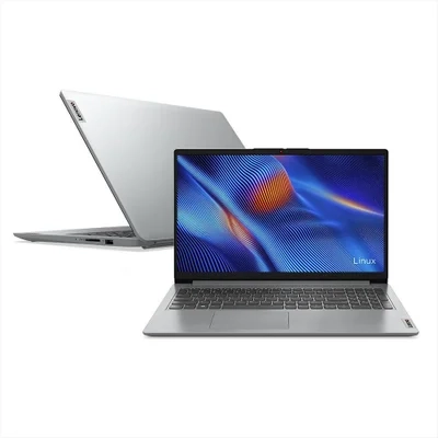 Imagem Notebook Lenovo Ideapad 1 R5-7520u 8GB 512gb SSD Linux 15.6" 82x5s00500 Cloud Grey