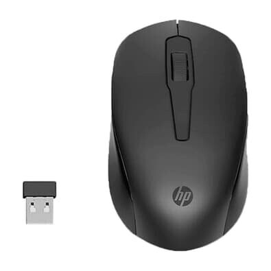 Imagem Mouse Sem Fio HP 150 1600 DPI Wireless Compatível com PCs com porta USB-A Preto - 2S9L1AA