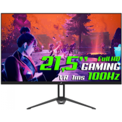 Imagem Monitor Gamer SuperFrame View, 21.5 Pol, Full HD, VA, 1ms, 100Hz, 99% sRGB, HDR, FreeSync, HDMI/VGA, SFVFB-22100-FHD