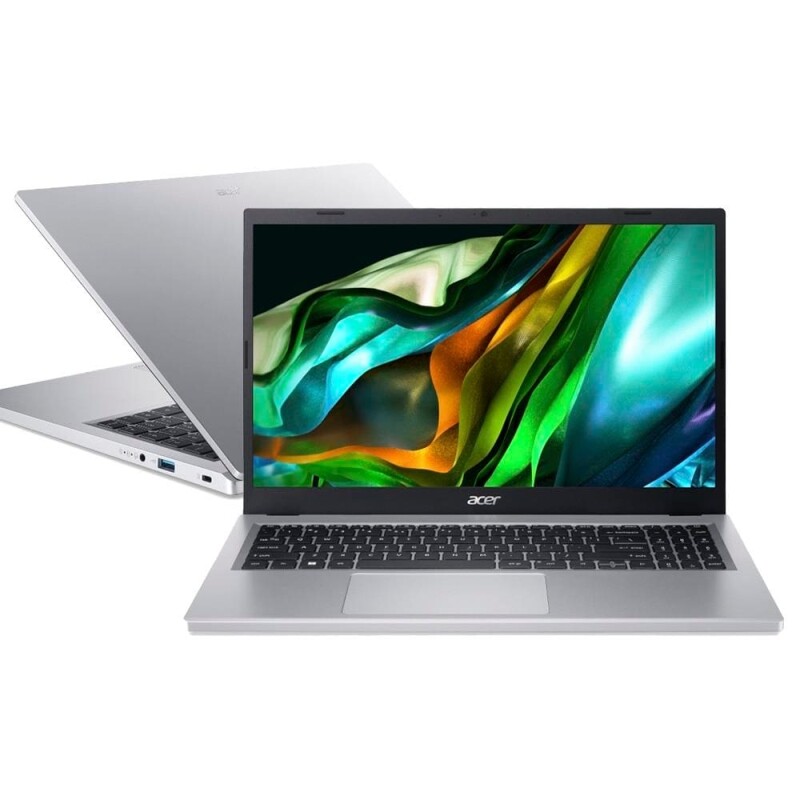Imagem Notebook Acer Aspire 3 Intel Core i3- N305 Série N 8GB RAM 256GB SSD Tela de 15.6" LED Full HD e Windows 11 Home - A315