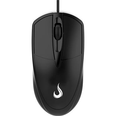 Imagem Mouse Rise Mode OF 01 USB, 3200 DPI, Preto - RM-MO-01-FB