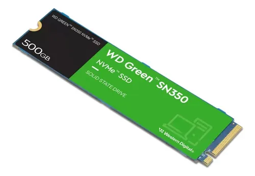 Imagem SSD Nvme M.2 500gb Wd Green Sn350 2280 Pcie Gen 3.0