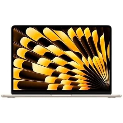 Imagem MacBook Air Apple 13" Chip M3 CPU de 8 Núcleos GPU de 8 Núcleos Memória unificada de 16 GB SSD de 256 GB Estelar