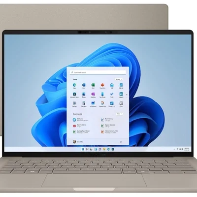 Imagem Notebook Asus Zenbook A14 Ux3407qa Snapdragon X1 26 100 32GB RAM SSD 1TB Tela 14" OLED Fhd WINDOWS 11 Home Bege - Qd391w